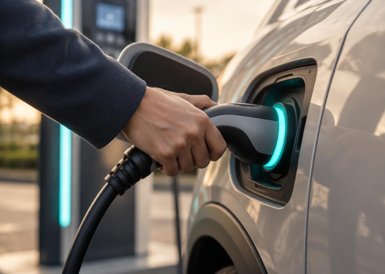 Borne de recharge — Secteur santé publique